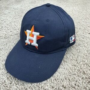 Houston Astros Hat Blue Strapback Embroidered Logo Team MLB OC Sports OSFM Cap